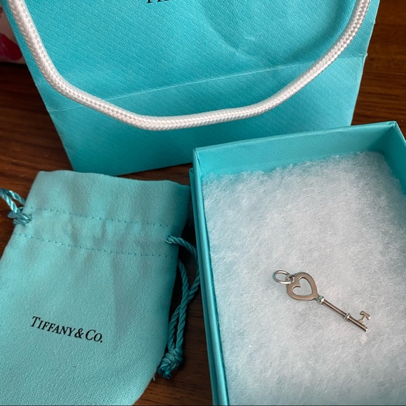 Tiffany heart key 925 pendant - Picture 3 of 3